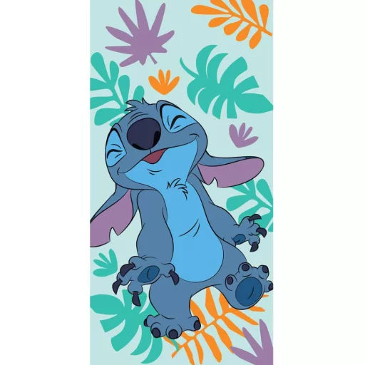 🌈 Serviette de bain Disney – Lilo & Stitch "The Star Dog Fun Colores"