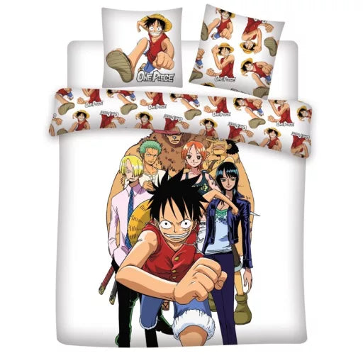 🏴☠️ Parure de lit double One Piece Treasure Sleep – 240×220 cm