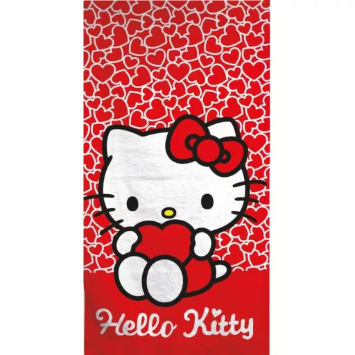 💖 Serviette de bain Hello Kitty – Hearts