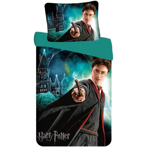 🧙♂️ Parure de lit Harry Potter Chosen – 140×200 cm + taie 70×90 cm