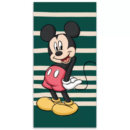 💚 Serviette de bain Disney Mickey – Green