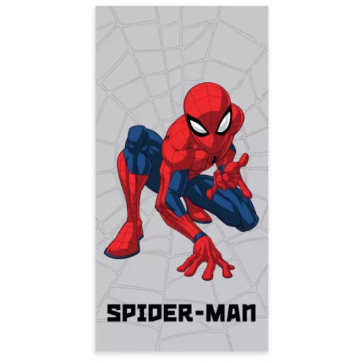 🕷️ Serviette de bain Spiderman – Grey Web