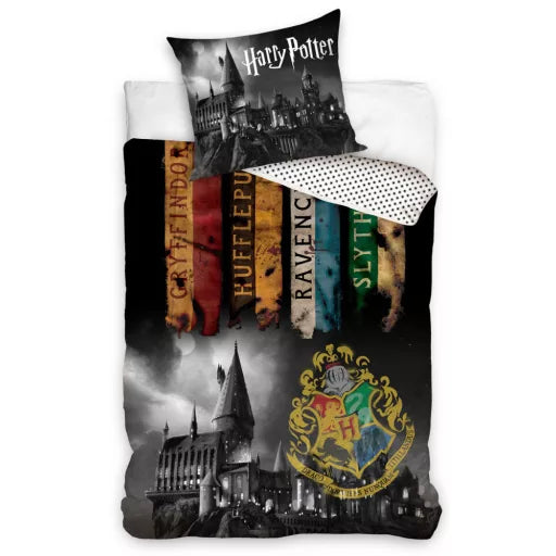 🧙♂️ Housse de couette Harry Potter – 140×200 cm + taie 70×90 cm