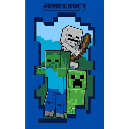 ⛏️ Serviette Minecraft Beware – 30x50 cm