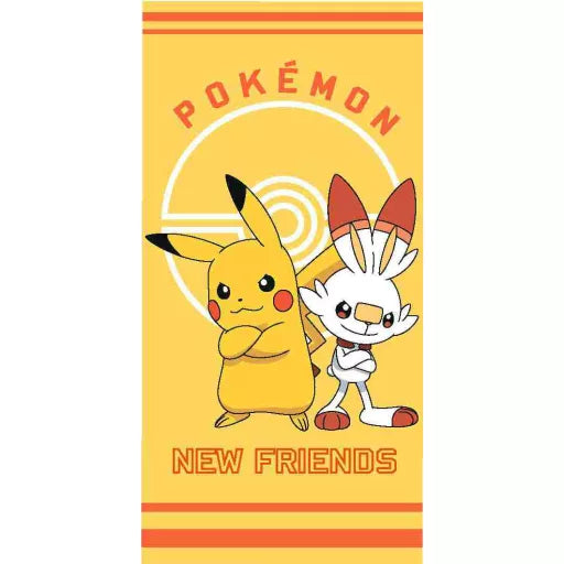 🐾 Serviette de bain Pokémon – New Friends