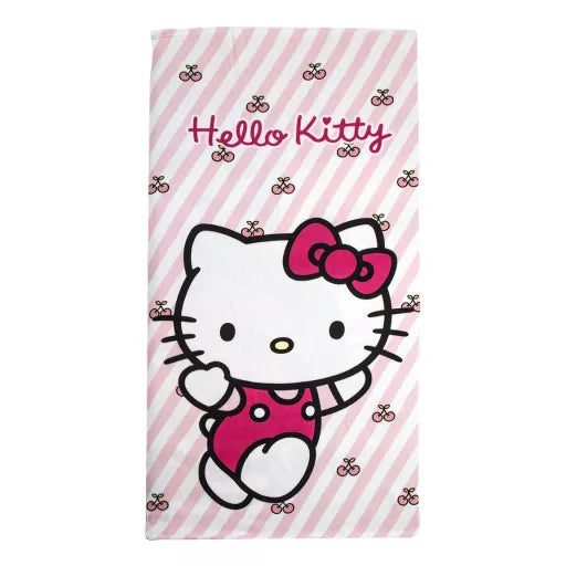 🍒 Serviette de bain Hello Kitty – Cherry
