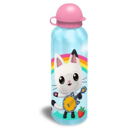 🌈 Bouteille Gabby's Dollhouse Arc-en-ciel en aluminium – 500 ml