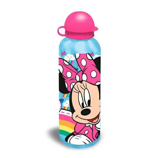 🌈 Bouteille Disney Minnie Rainbow en aluminium – 500 ml