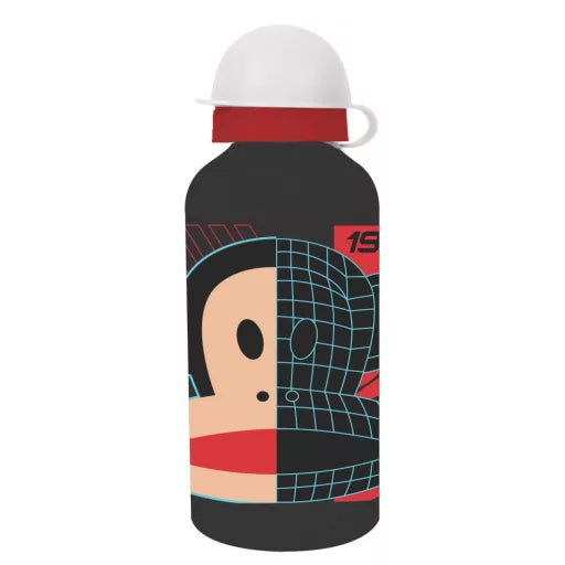 🐵 Bouteille noire Paul Frank en aluminium avec bouchon – 580 ml