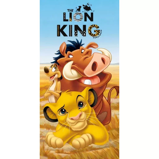 🦁 Serviette de bain Disney Le Roi Lion – Pride Lands Trio
