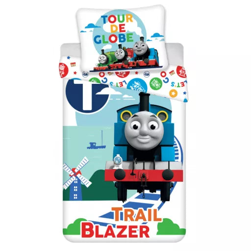 🚂 Parure de lit Thomas et ses amis Trail – 140×200 cm + taie 70×90 cm