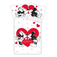 ❤️ Parure de lit Disney Mickey Minnie Love – 140×200 cm + taie 70×90 cm