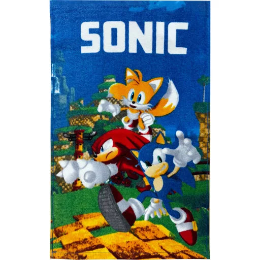 🌀 Serviette Sonic le Hérisson – 30x50 cm