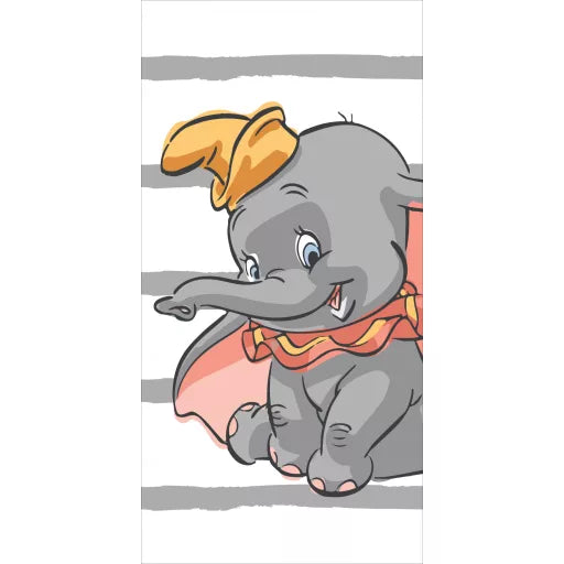 🐘 Serviette de bain Disney Dumbo – Rayures