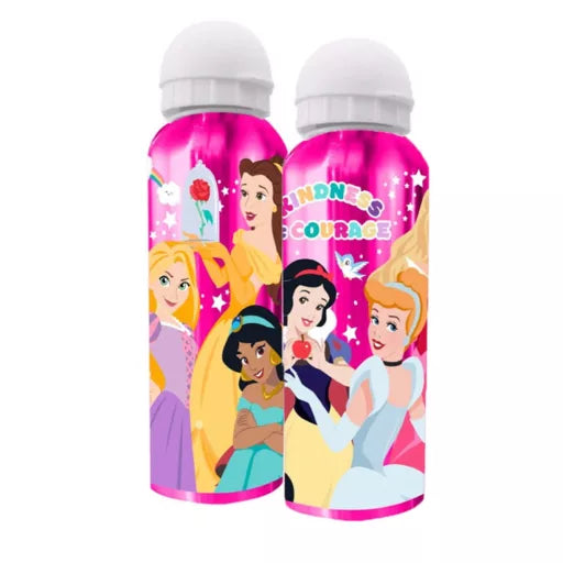 👑 Bouteille Princesses Disney Kindness en aluminium avec bouchon – 500 ml