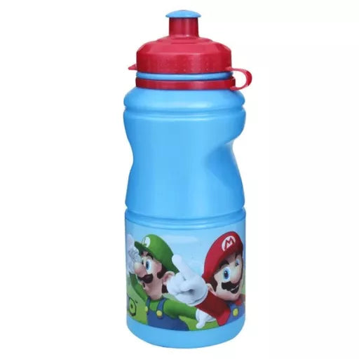 🍄 Bouteille de sport Super Mario Mushroom Kingdom Moon en plastique – 380 ml