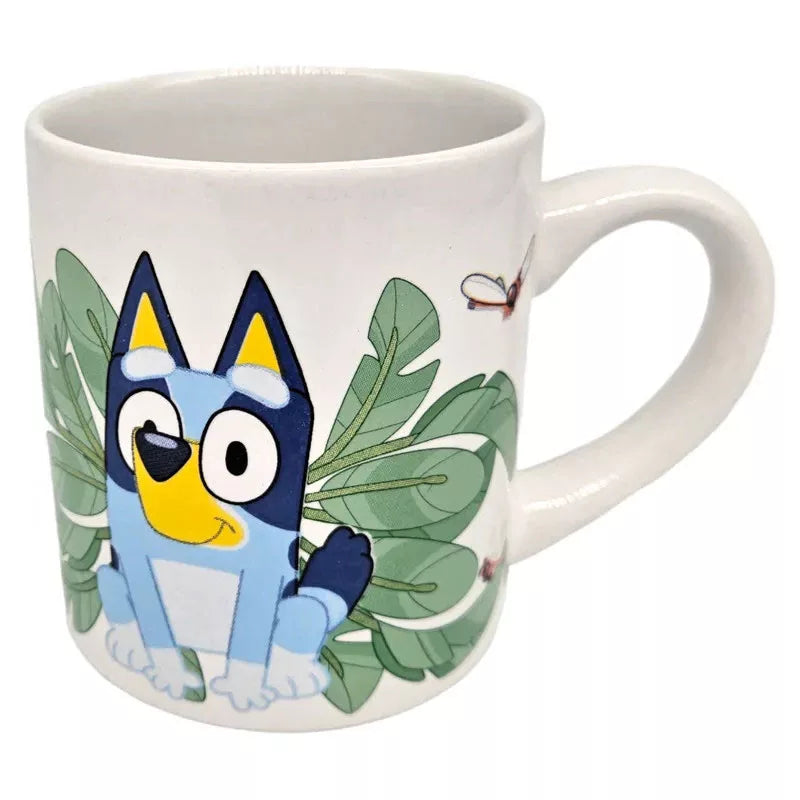🍃 Mug en porcelaine Bluey – Leaves – 235 ml