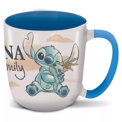 🌺 Mug en porcelaine Disney Lilo & Stitch – Ohana Elite – 380 ml