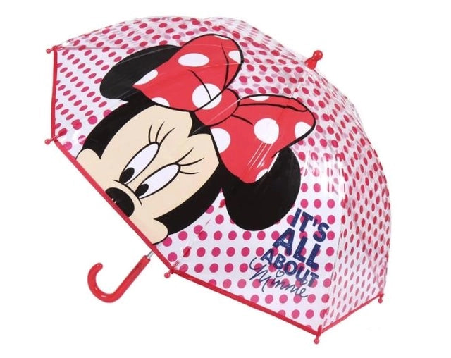 Parapluie Transparent Minnie Dots – Ø71 cm de Charme pour Petites Coquettes ☔✨