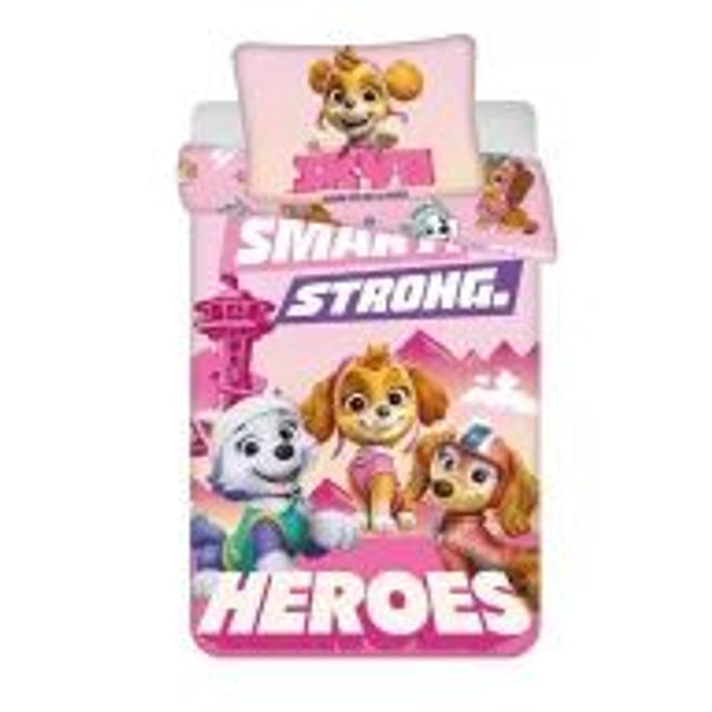 🌸🐾 Parure de lit enfant Paw Patrol – Stella, Everest & Liberty ✨
