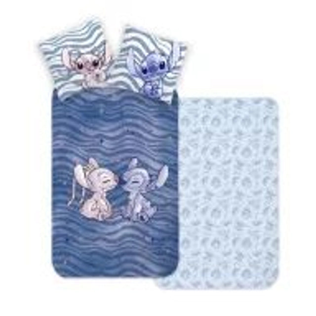 🌟💙 Parure de lit enfant Disney Lilo et Stitch – The Star Dog Wave🛏️✨