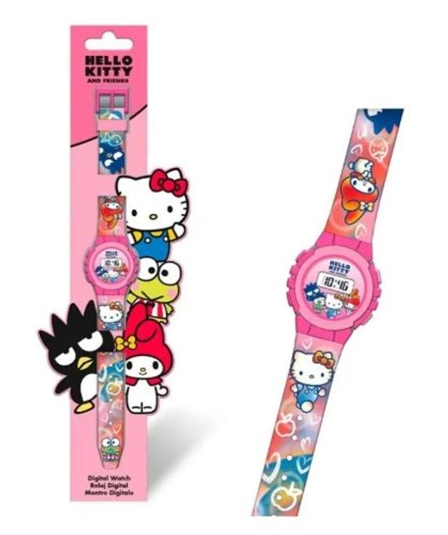 Montre Digitale Hello Kitty Friends â LâHeure des cĂąlins et des sourires est arrivĂ©e ! đžđ