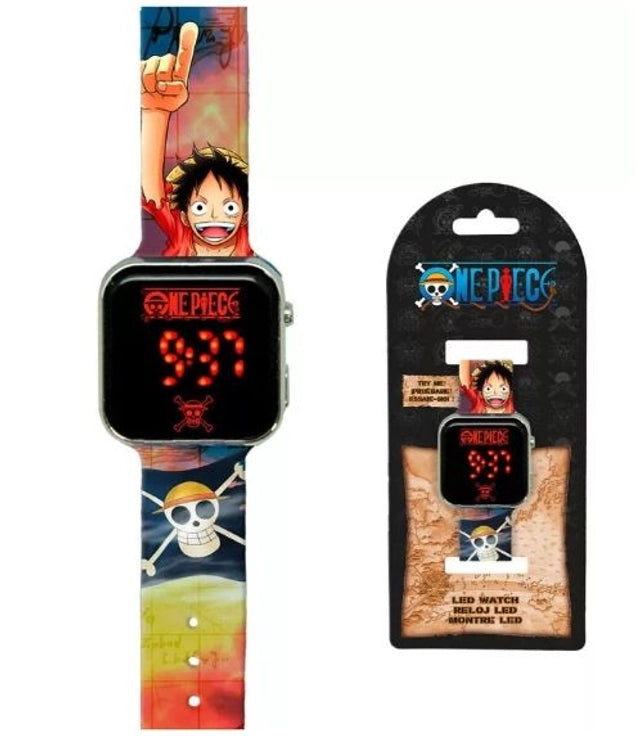 Montre Digitale LED One Piece â LâHeure des Pirates a SonnĂ© ! đâ