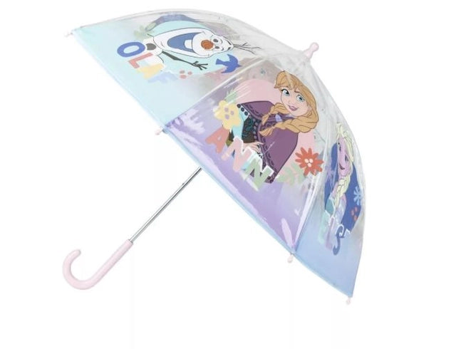 Parapluie Transparent Frozen – Ø71 cm de Magie Givrée pour Petites Reines ☔✨