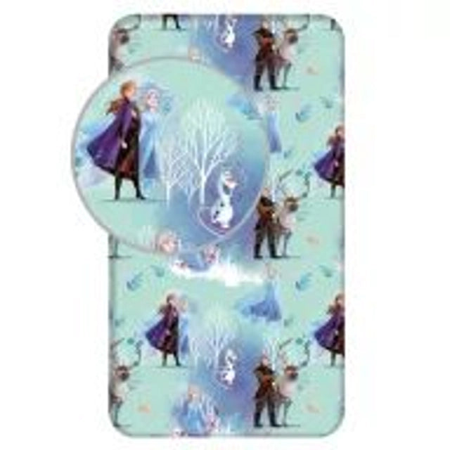 ❄️ Drap-housse Disney La Reine des Neiges – White Trees ⛄