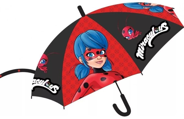 Parapluie Transparent Miraculous Ladybug – Ø74 cm de Courage pour Petites Justicières Parisiennes ☔✨