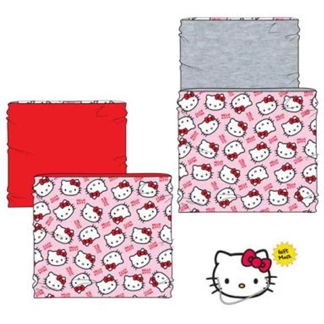 🎀 Écharpe / Snood Enfant Hello Kitty Rose– Lot de 2