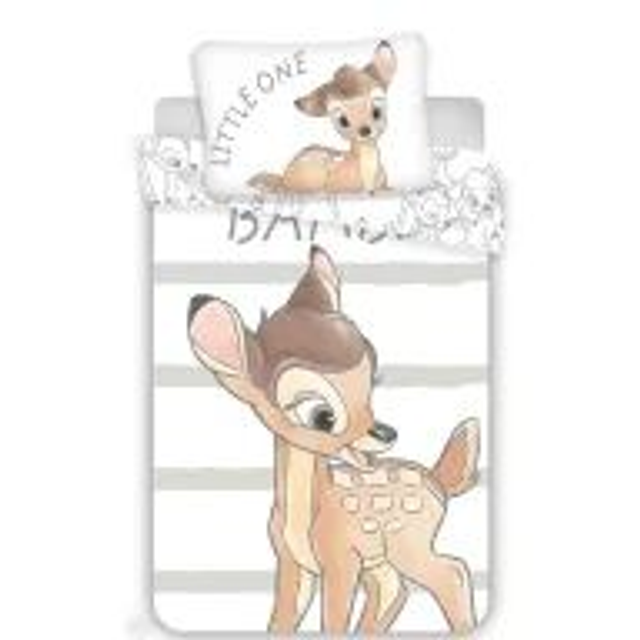 🌿 Parure de lit enfant Disney Bambi – Little One 🌸