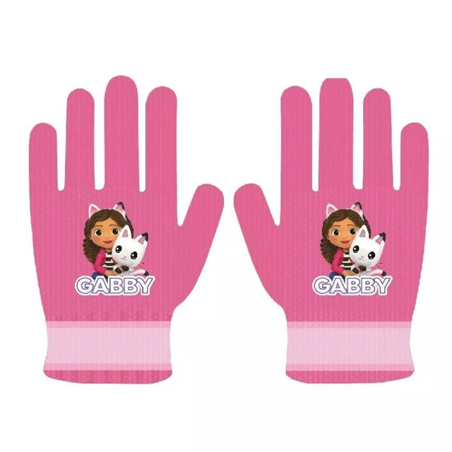 🐾 Gants Enfant Gabby's Dollhouse roses
