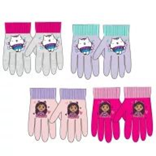 🐱 Gants pour enfants Gabby’s Dollhouse – Lot de 4