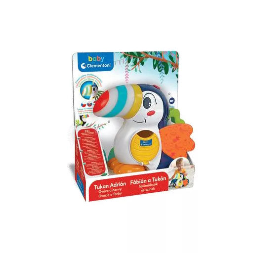 🦜 Animal Toucan Fabian – Jouet éducatif Clementoni