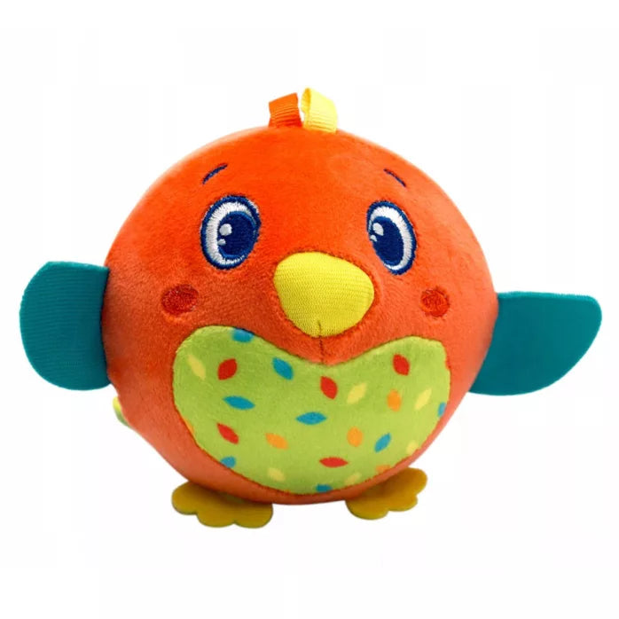 🐦 Figurine Boule en Peluche – Oiseau Hochet Clementoni