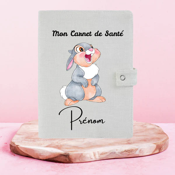 🐰🌸 Panpan – Protège Carnet de Santé Personnalisable