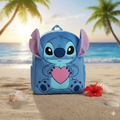 Sac à dos en peluche Stitch en forme de cœur – Disney
