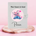 💙💗 Stitch x Angel – Protège Carnet de Santé Personnalisable