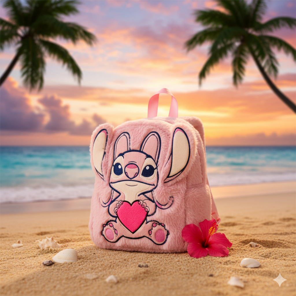 Sac à dos en peluche Stitch & Angel Heart – Disney