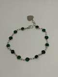 💚✨ Bracelet en Zircon Vert