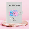 💙💗 Stitch x Angel – Protège Carnet de Santé Personnalisable