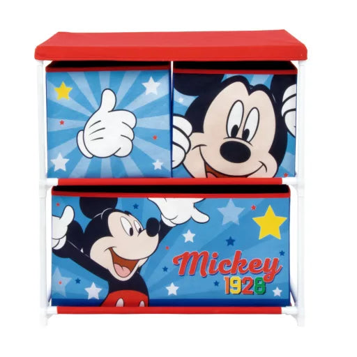 ⭐🐭 Étagère de rangement – Disney Mickey Star – 3 compartiments