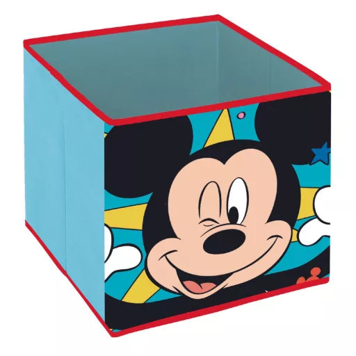 🐭📦 Boîte de rangement – Disney Mickey Let's Move – 31 x 31 x 31 cm