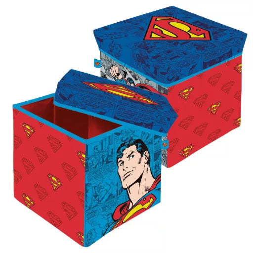 🦸♂️📦 Coffre de rangement – Superman – 30 x 30 x 30 cm