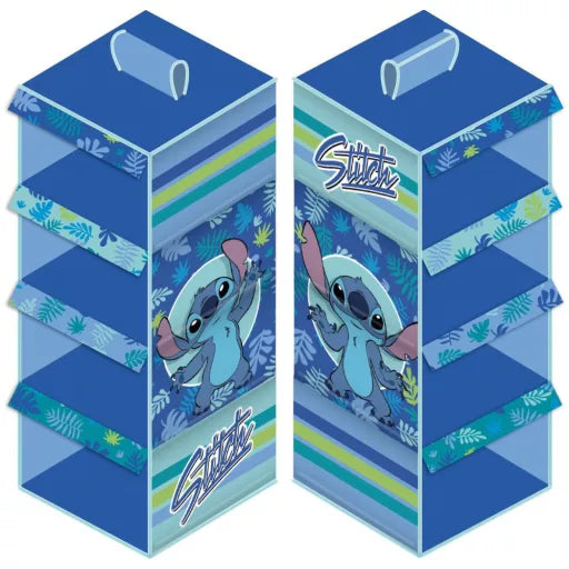 🌺🐶 Organisateur suspendu – Disney Lilo et Stitch, Le chien étoile – 4 pièces