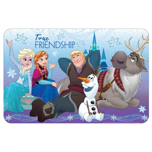 ❄️👭 Set de table – Disney La Reine des Neiges – Amitié – 43x28 cm – plastique