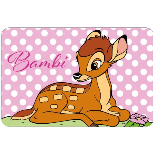 🦌🌼 Set de table – Disney Bambi à pois – 43x28 cm – plastique