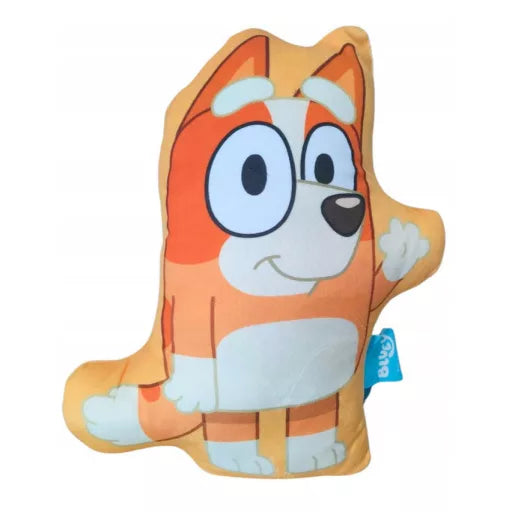 🐶 Coussin décoratif – Bluey Bingo – en forme – 21 × 31 cm