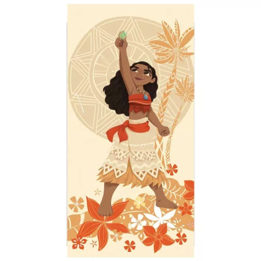 🌊 Serviette de bain Disney – Vaiana "Gaia Stone"